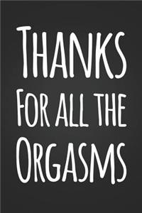 Thanks For All The Orgasms