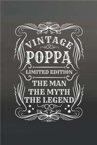 Vintage Poppa Limited Edition The Man The Myth The Legend