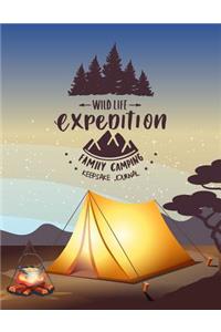 Wild Life Expedition Family Camping Keepsake Journal