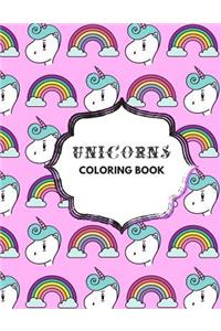 Unicorns Coloring Book