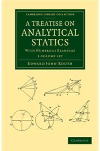 Treatise on Analytical Statics 2 Volume Set