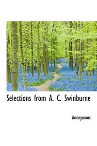 Selections from A. C. Swinburne