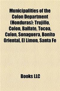 Municipalities of the Colon Department (Honduras)