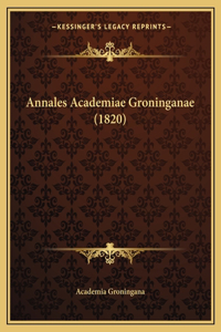 Annales Academiae Groninganae (1820)