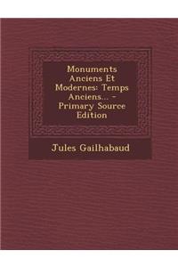 Monuments Anciens Et Modernes