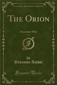 The Orion, Vol. 6
