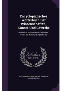 Encyclopädisches Wörterbuch Der Wissenschaften, Künste Und Gewerbe