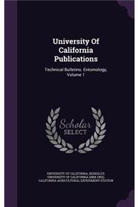 University of California Publications