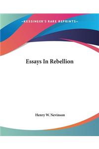 Essays In Rebellion