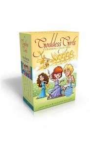 The Goddess Girls Charming Collection Books 9-12 (Charm Bracelet Included!)