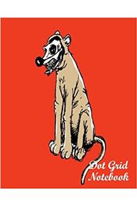 Scary Dog Dot Grid Notebook: Dot Grid Pages