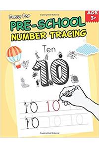Funny for Pre-school Number Tracing Practice: Number 0-20 - Handwriting Practice & Tracing Book for Kids: Volume 1