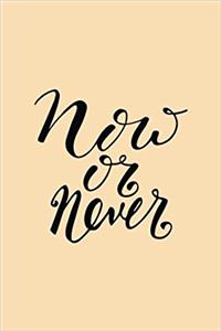 Now or Never Journal