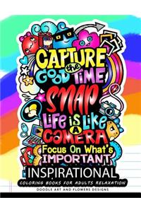 Inspirational Coloring books for adults relaxation