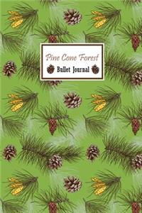 Pine Cone Forest Bullet Journal