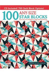 100 Any-Size Star Blocks (with CD)