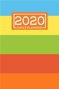 2020 Daily Planner: January 01, 2020 to December 31, 2020 - Dated One Page Per Day Diary, Planner, Academic Organizer, Appointment Book, & Journal With Time Slots And A