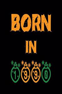 Born in 1990 Notebook Gift
