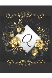 Q Alphabet Notebook Journal Gift