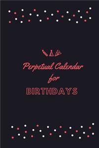 Perpetual Calendar for Birthdays