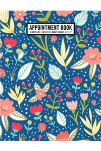 Floral Appointment Book