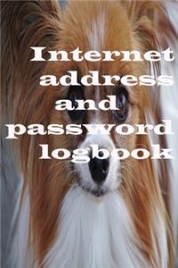 internet address and password logbook
