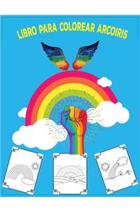 libro para colorear arcoiris