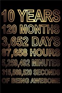 10 Years Of Being Awesome