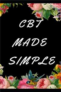 CBT Made Simple Lined Book