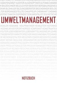 Umweltmanagement Notizbuch