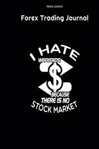 I Hate Weekends Because There Is No Stock Market - Forex Trading Journal