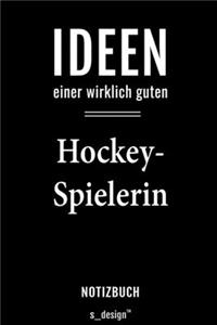 Notizbuch für Hockey-Spieler / Hockey-Spielerin