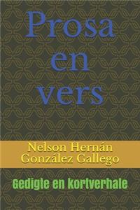 Prosa en vers