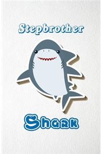 Stepbrother Shark A5 Lined Notebook 110 Pages