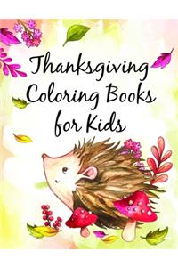 Thanksgiving Coloring Books for Kids