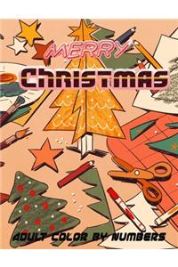 Merry Christmas Adult Color By Numbers
