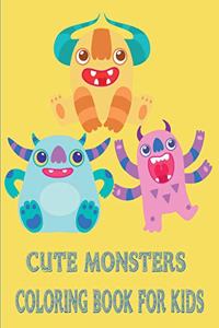 Cute Monsters Coloring Book