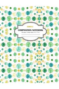 Composition Notebook Simple