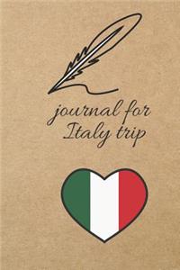 Journal for Italy Trip