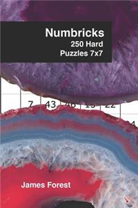 250 Numbricks 7x7 hard puzzles