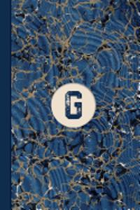 Monogram G Marble Notebook (Blue Ginger Edition)