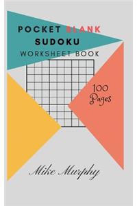 Pocket Blank Sudoku Worksheet Book