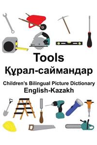 English-Kazakh Tools Children's Bilingual Picture Dictionary