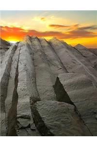 Rock Sunset Lined Notebook Journal