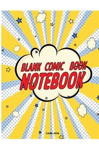 Blank Comic Book Notebook