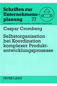 Selbstorganisation Bei Koordination Komplexer Produktentwicklungsprozesse