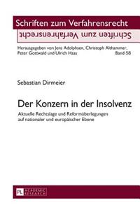 Konzern in der Insolvenz