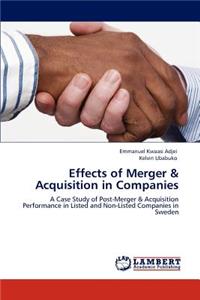 Effects of Merger & Acquisition in Companies