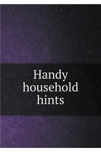 Handy household hints