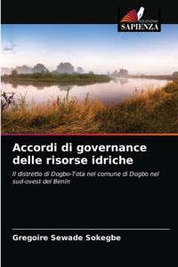 Accordi di governance delle risorse idriche